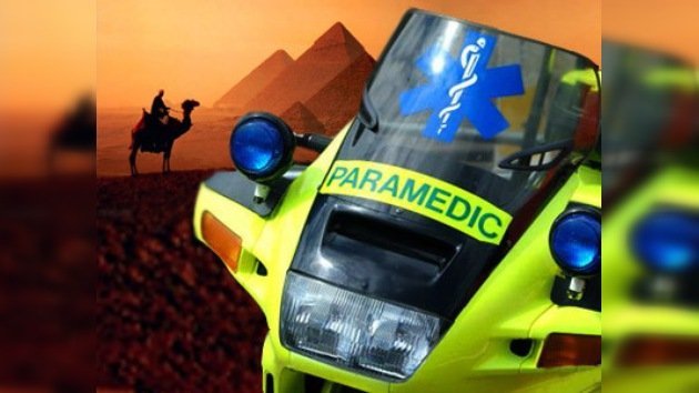 Un egipcio inventó una ‘moto-ambulancia’