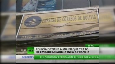 Una momia detenida en la frontera boliviana