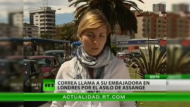 Ecuador llama a su embajadora en Londres por el caso de Assange