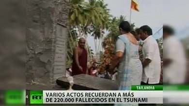 Asia recuerda a las víctimas del tsunami de 2004