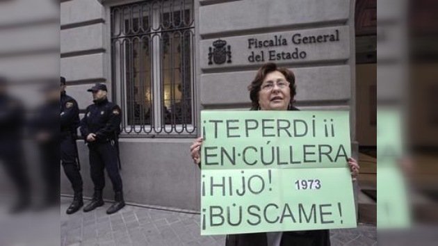 Protestas contra el archivo de casos de robos de bebés en España