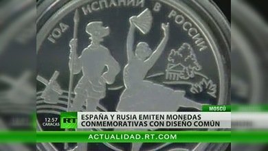 Don Quijote y una bailarina rusa 'danzarán' en los bolsillos en forma de moneda