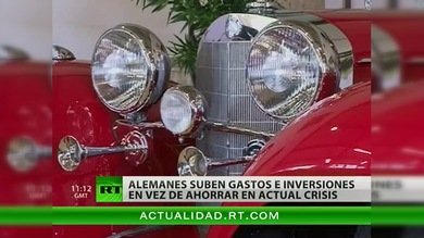 Crisis a la alemana: se forman colas para comprar objetos de lujo