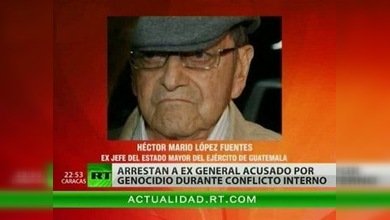 Detienen en Guatemala a un exgeneral acusado de participar en 440 matanzas