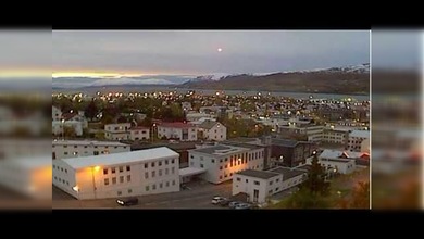 Una bola de fuego asusta a los islandeses