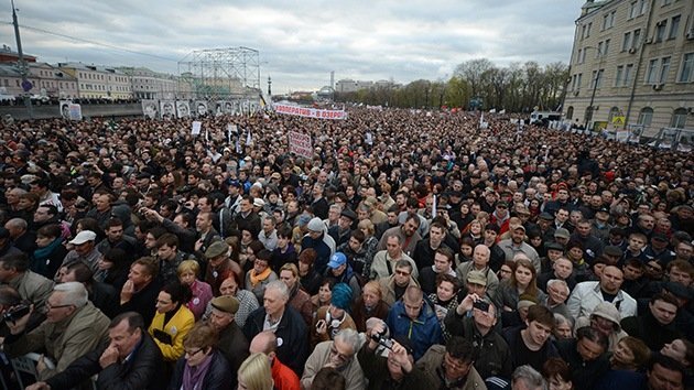 La oposición rusa sale a las calles de Moscú