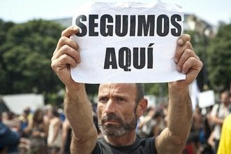 El desalojo de los 'indignados' en Barcelona