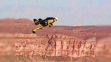 "Hombre cohete"sobrevoló el Gran Cañón