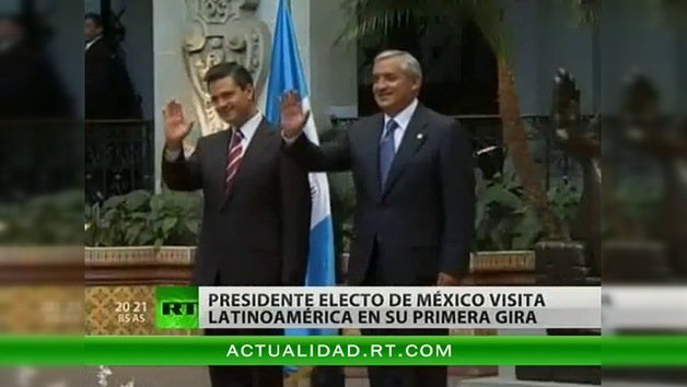 Presidente electo de México visita Latinoamérica en su primera gira