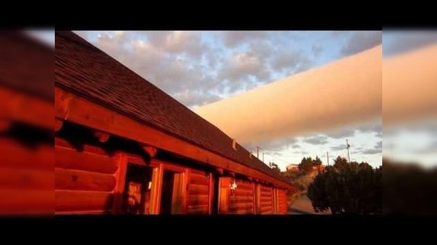 Una increíble nube 'rodillo' deja perplejos a los habitantes de Texas