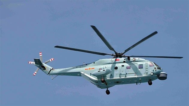 China ensaya su nuevo helicóptero antisubmarinos