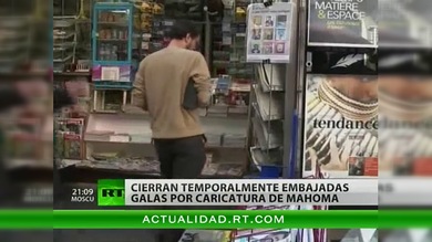 Mahoma desnudo en plena ‘explosión’ de ira musulmana en una revista satírica francesa