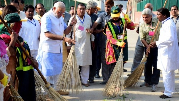 'Desafío para una India limpia': el primer ministro del país lanza una campaña viral