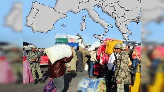 Países mediterráneos 'asustados' ante eventual éxodo de ciudadanos libios