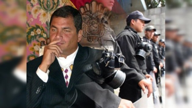 El comandante policial niega que Rafael Correa esté secuestrado