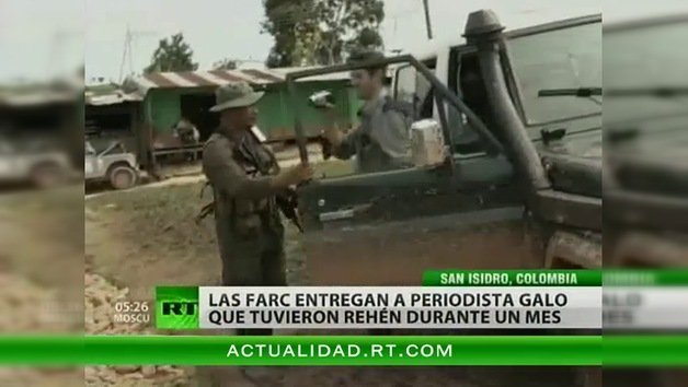 Periodista francés asegura que las FARC le trataron 'como a un invitado'