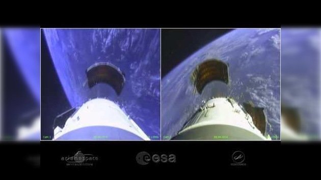 Instalan una cámara en el cohete Soyuz por primera vez en la historia