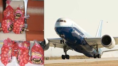 Video: Boeing prueba el wifi en sus aviones con sacos de patatas