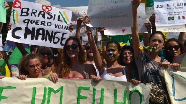 172 ciudades de Brasil se preparan para masivas protestas contra la corrupción