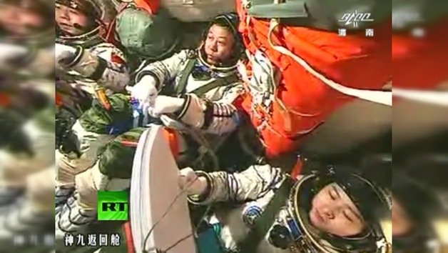 VIDEO: Primer acoplamiento manual de una nave espacial china