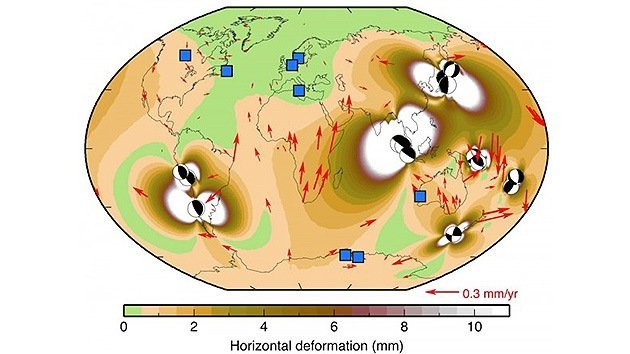 Los grandes terremotos causan errores en el GPS