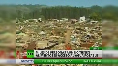 Sigue creciendo el número de víctimas del terremoto en Chile