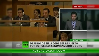 Enviado especial de la ONU: “El futuro de Siria será construido sólo por su pueblo”