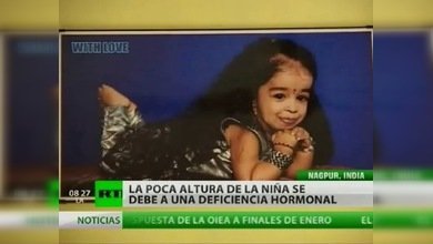 La chica más baja del mundo vive en la India