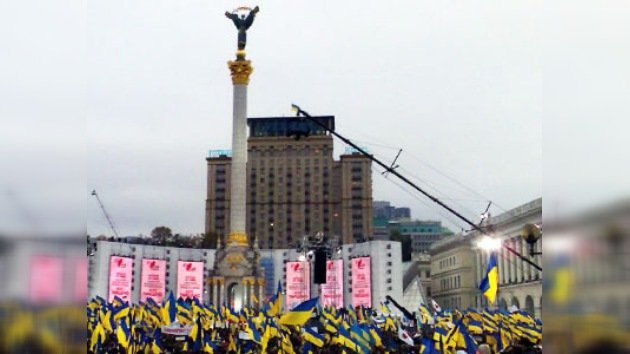Finaliza la carrera pre-electoral en Ucrania