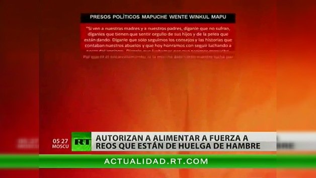 Chile: Autorizan alimentar a fuerza a reos que están de huelga de hambre