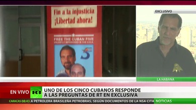 René González a RT: "EE.UU. endureció las condiciones carcelarias para satisfacer un fin político"