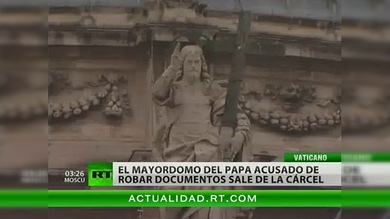 El mayordomo del Papa acusado de robar documentos sale de la cárcel