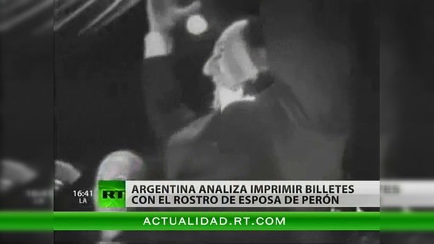 Divisa argentina con el rostro de Eva Perón