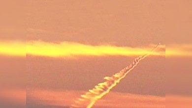 Misil enigmático cruza el cielo de California