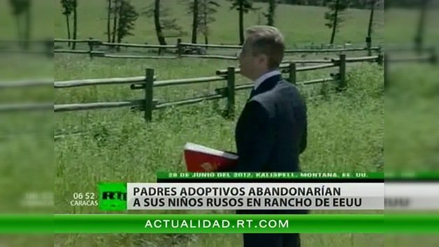 Padres adoptivos de EE.UU. abandonan a niños rusos en un rancho