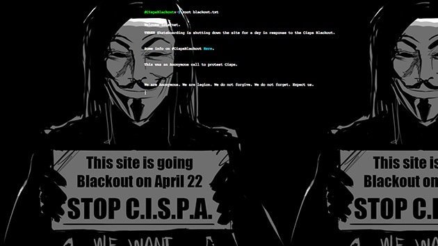 Centenares de sitios web se apagan para protestar contra la CISPA