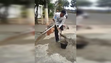 El que le falte una pierna no es un impedimento para trabajar