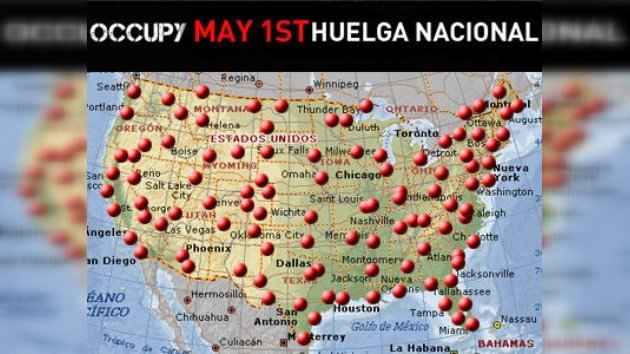 Huelga histórica que 'devorará' EE. UU.: 115 ciudades paralizarán el país el 1 de mayo