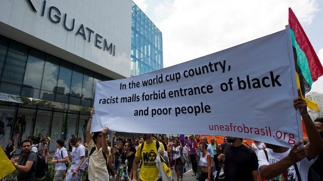 Fotos: Manifestantes brasileños exigen poner fin al "apartheid de negros y pobres"