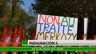 Miles de franceses se manifiestan contra el tratado europeo de estabilidad