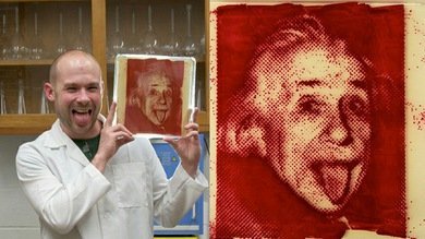 Fotos: Un científico dibuja con bacterias