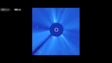 Un pequeño cometa ocasiona una gran explosión al estrellarse contra el Sol