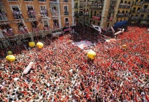 En España se celebran los sanfermines