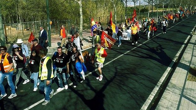 Fotos: Las Marchas de la Dignidad avanzan hacia su "conquista de Madrid"