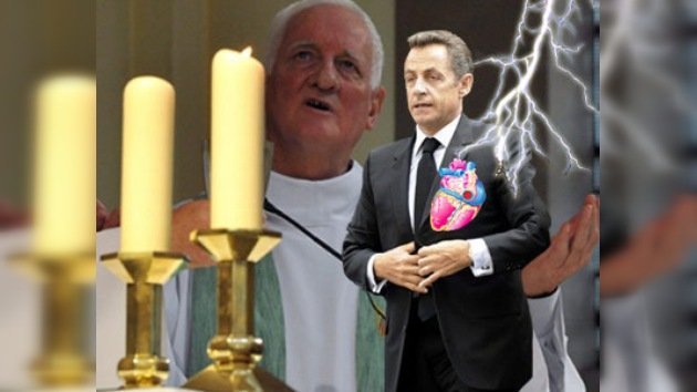 Un cura francés reza para que a Sarkozy le dé un ataque cardíaco