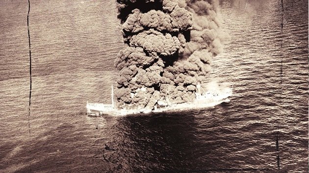 Los buques hundidos por Hitler 'amenazan' a EE.UU. con derrames de petróleo