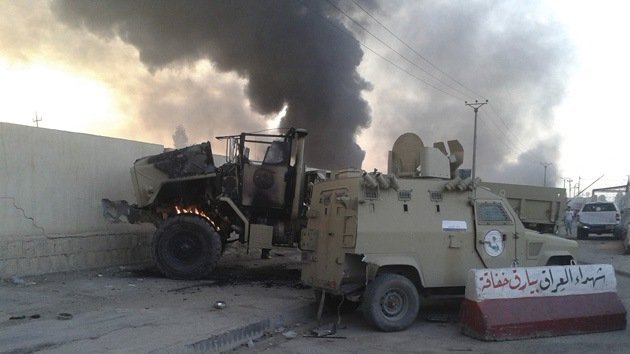 Fotos: Tanques y armas suministradas a Irak por EE.UU. caen en manos de rebeldes iraquíes