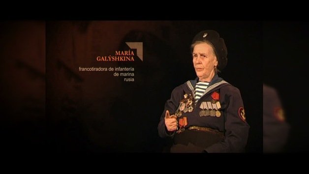 "TESTIGOS DE LA GUERRA". María Galýshkina :  Francotiradora de Infantería de Marina. Rusia