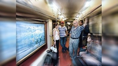 El arte llega al subterráneo de Moscú