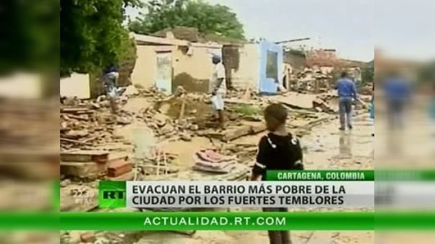 Temblores sísmicos agrietan el barrio más pobre de Cartagena